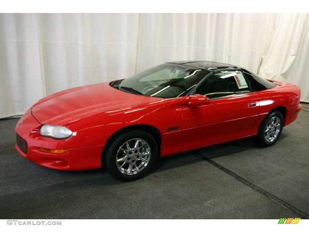 Bright Rally Red 2001 Chevrolet Camaro Z28 Coupe Exterior Photo #46737168