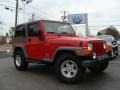 Flame Red 2005 Jeep Wrangler Sport 4x4