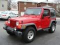 2005 Flame Red Jeep Wrangler Sport 4x4  photo #3