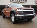 Sunburst Orange Metallic 2005 Chevrolet Colorado LS Crew Cab