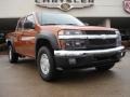 2005 Sunburst Orange Metallic Chevrolet Colorado LS Crew Cab  photo #1