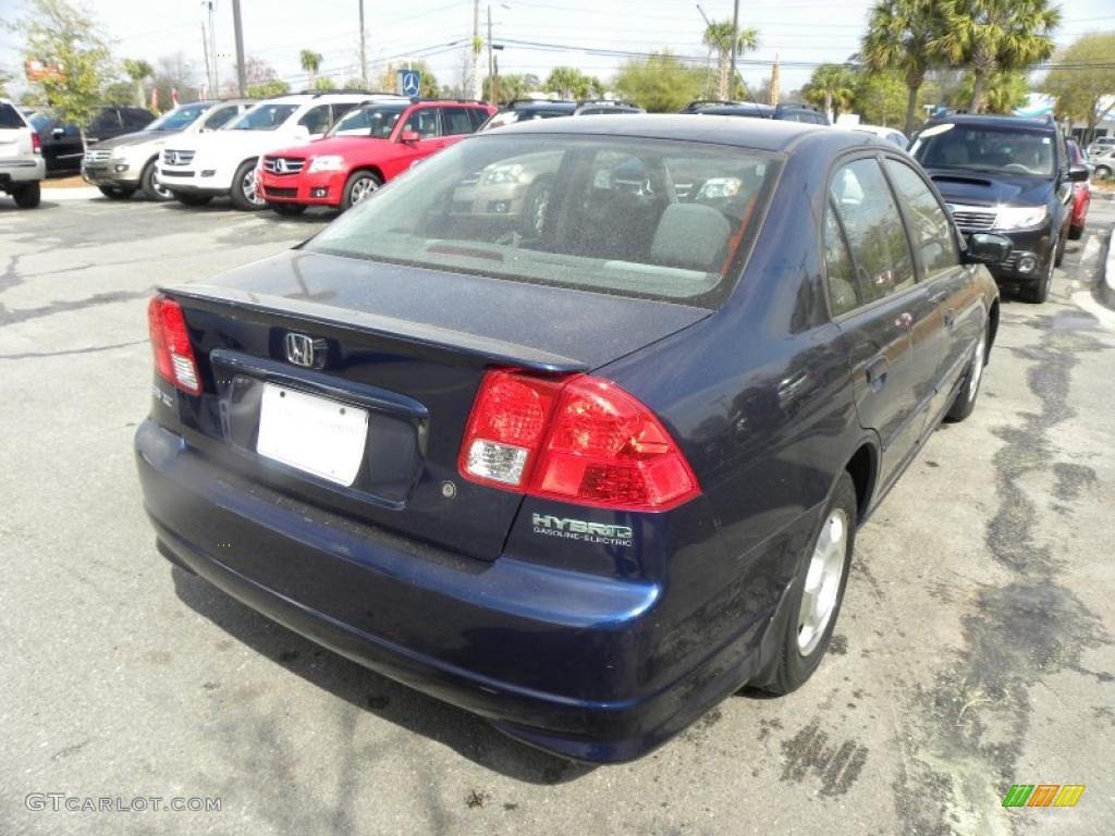Eternal Blue Pearl 2005 Honda Civic Hybrid Sedan Exterior Photo #46737847