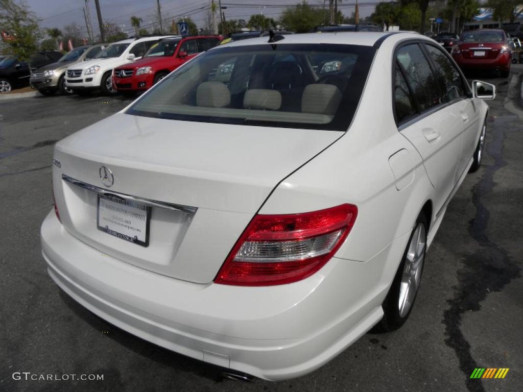 2010 C 300 Sport - Arctic White / Almond/Mocha photo #15