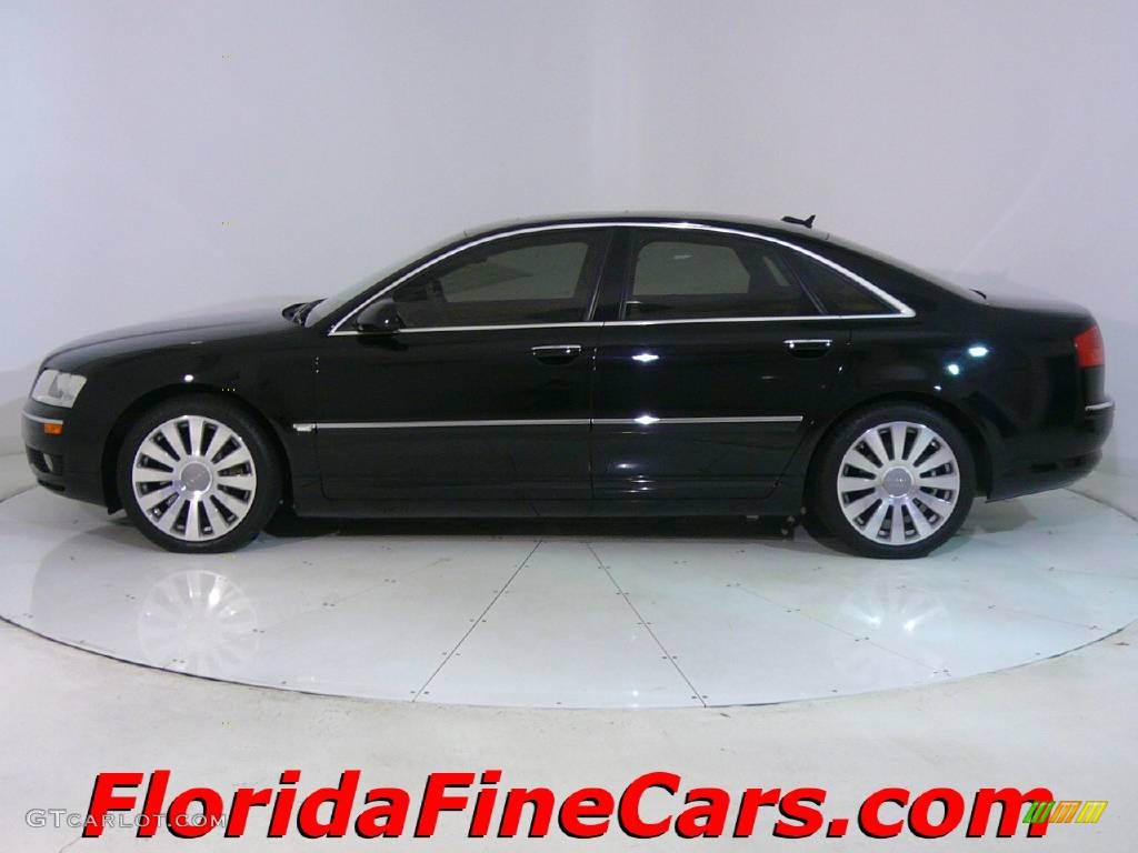 2005 A8 4.2 quattro - Brilliant Black / Beige photo #3