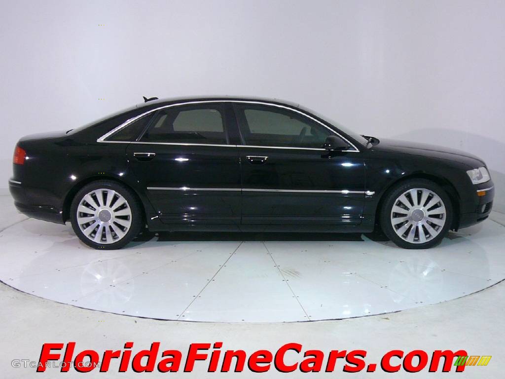 2005 A8 4.2 quattro - Brilliant Black / Beige photo #4