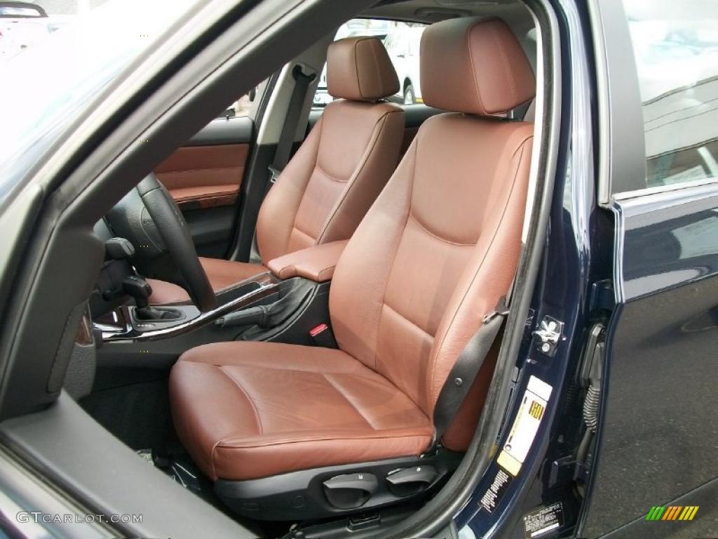 2008 3 Series 328xi Sedan - Monaco Blue Metallic / Terra Dakota Leather photo #13