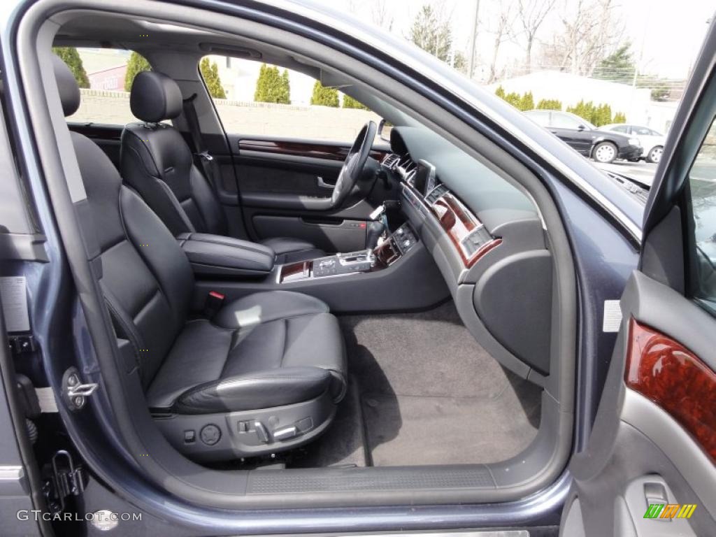 Black Interior 2005 Audi A8 L 4.2 quattro Photo #46739761
