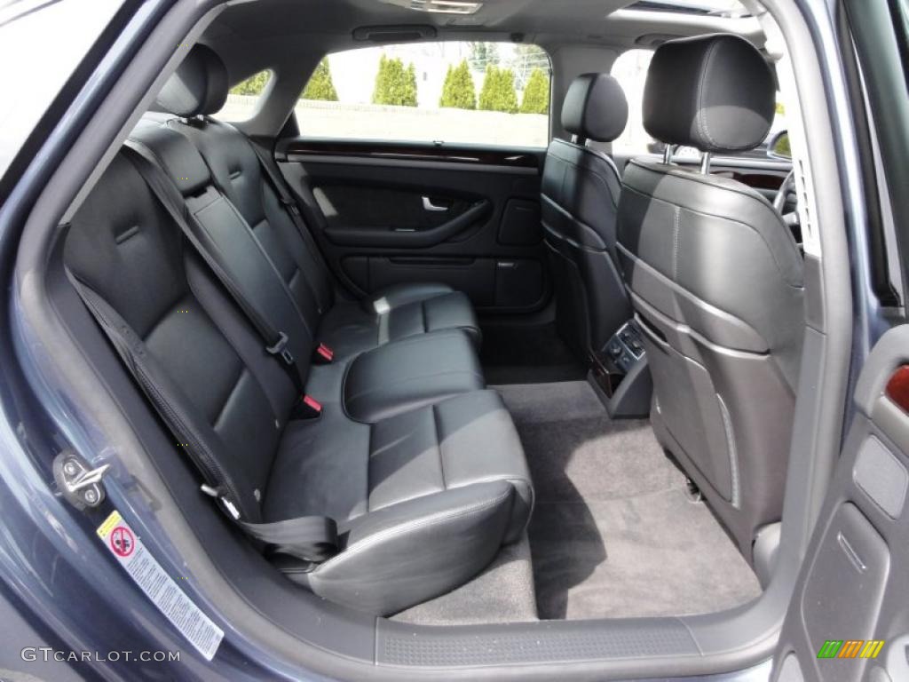 Black Interior 2005 Audi A8 L 4.2 quattro Photo #46739788