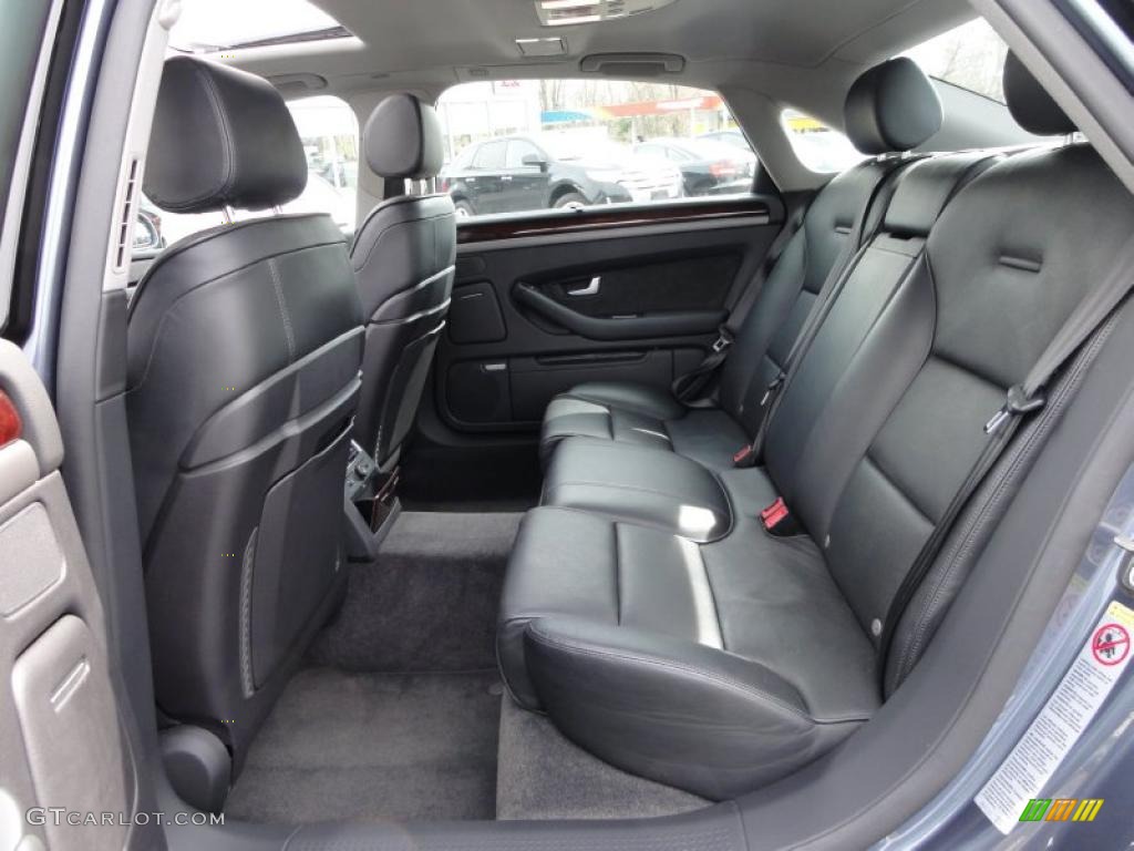 Black Interior 2005 Audi A8 L 4.2 quattro Photo #46739821