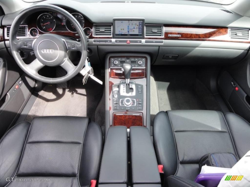 2005 Audi A8 L 4.2 quattro Black Dashboard Photo #46739869