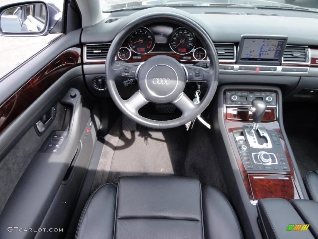 2005 Audi A8 L 4.2 quattro Black Dashboard Photo #46739884