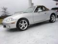 2001 Sunlight Silver Metallic Mazda MX-5 Miata Roadster  photo #2