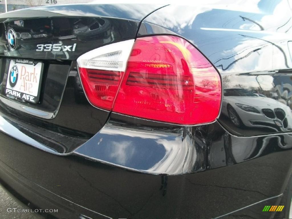 2008 3 Series 335xi Sedan - Jet Black / Black photo #23