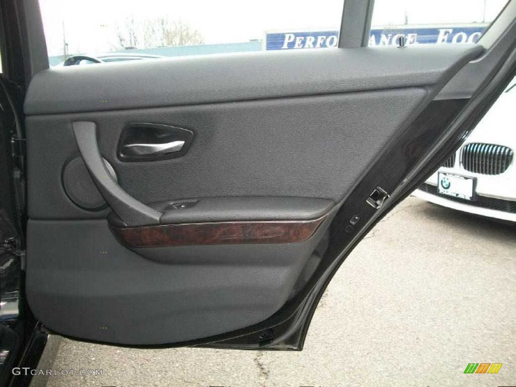 2008 3 Series 335xi Sedan - Jet Black / Black photo #24