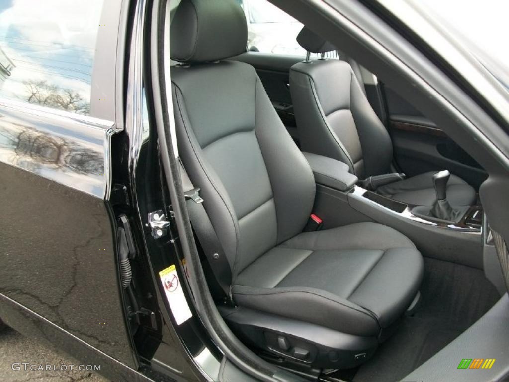 2008 3 Series 335xi Sedan - Jet Black / Black photo #30