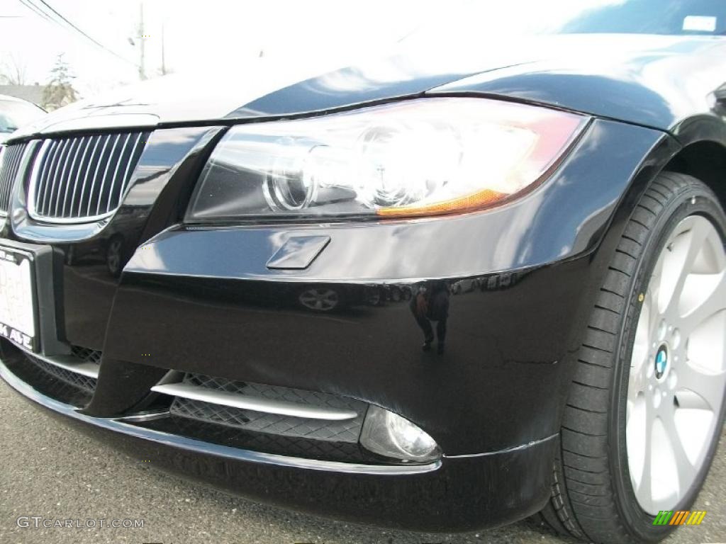 2008 3 Series 335xi Sedan - Jet Black / Black photo #32