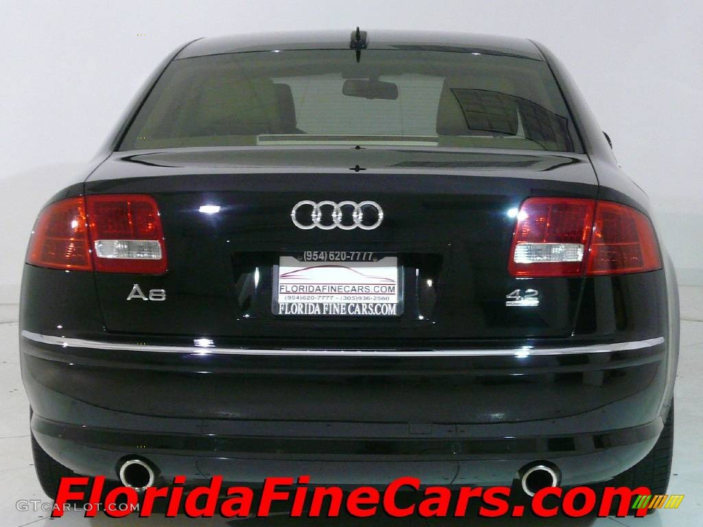 2005 A8 4.2 quattro - Brilliant Black / Beige photo #6