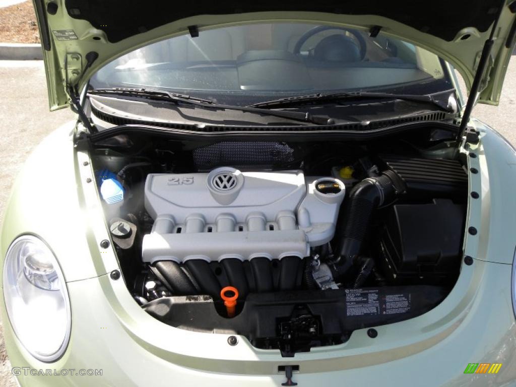 2008 Volkswagen New Beetle S Coupe 2.5L DOHC 20V 5 Cylinder Engine Photo #46740631