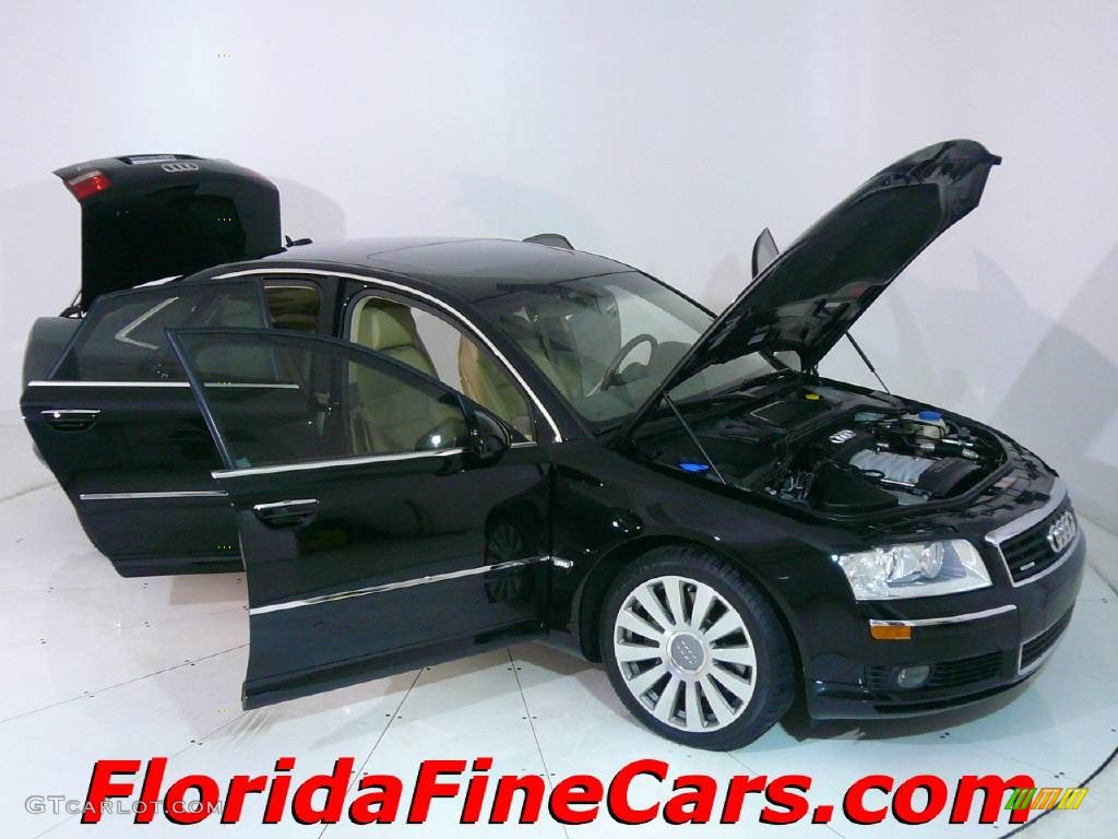 2005 A8 4.2 quattro - Brilliant Black / Beige photo #7