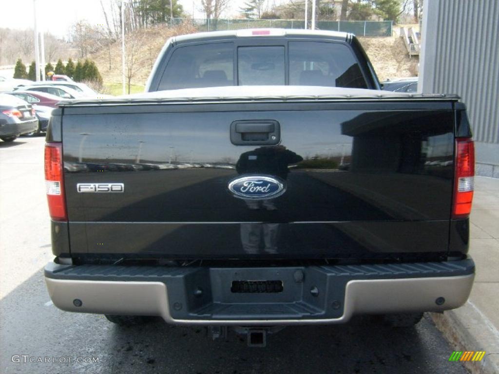 2005 F150 FX4 SuperCrew 4x4 - Black / Tan photo #4