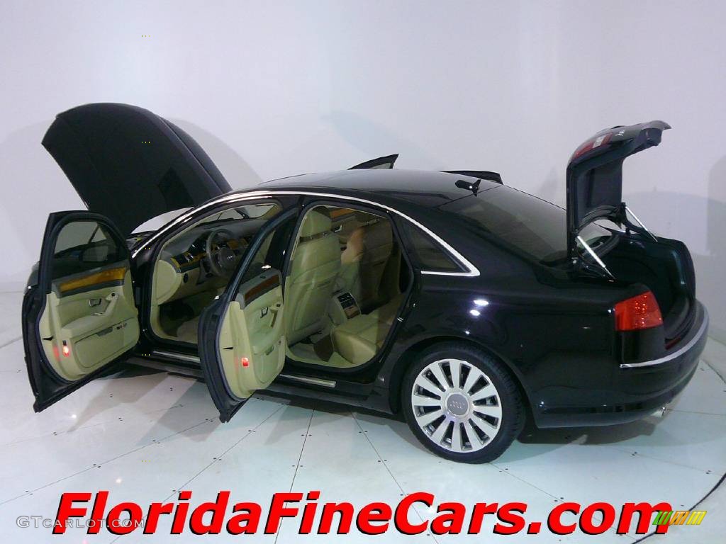 2005 A8 4.2 quattro - Brilliant Black / Beige photo #8