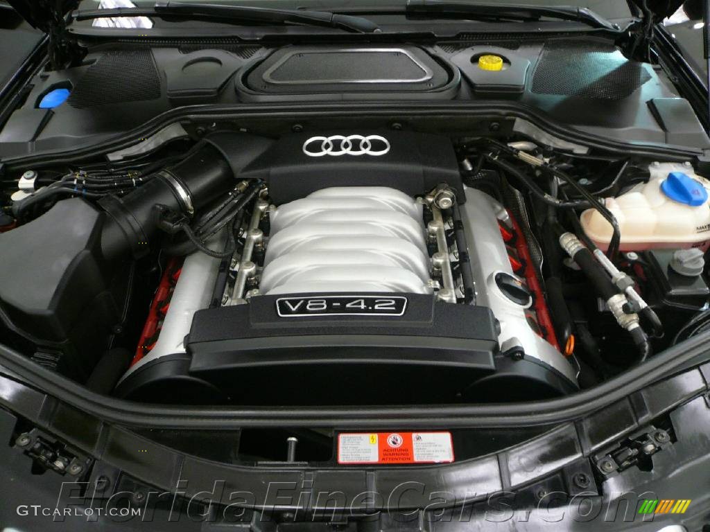 2005 A8 4.2 quattro - Brilliant Black / Beige photo #9