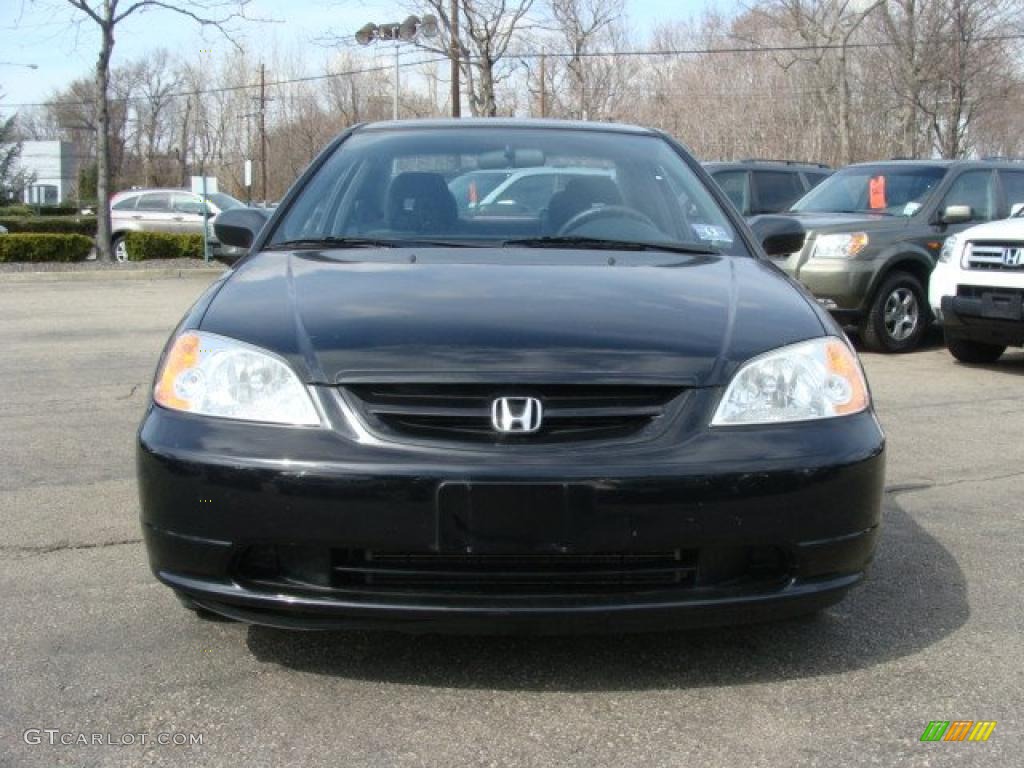 Black 2003 honda civic lx #5
