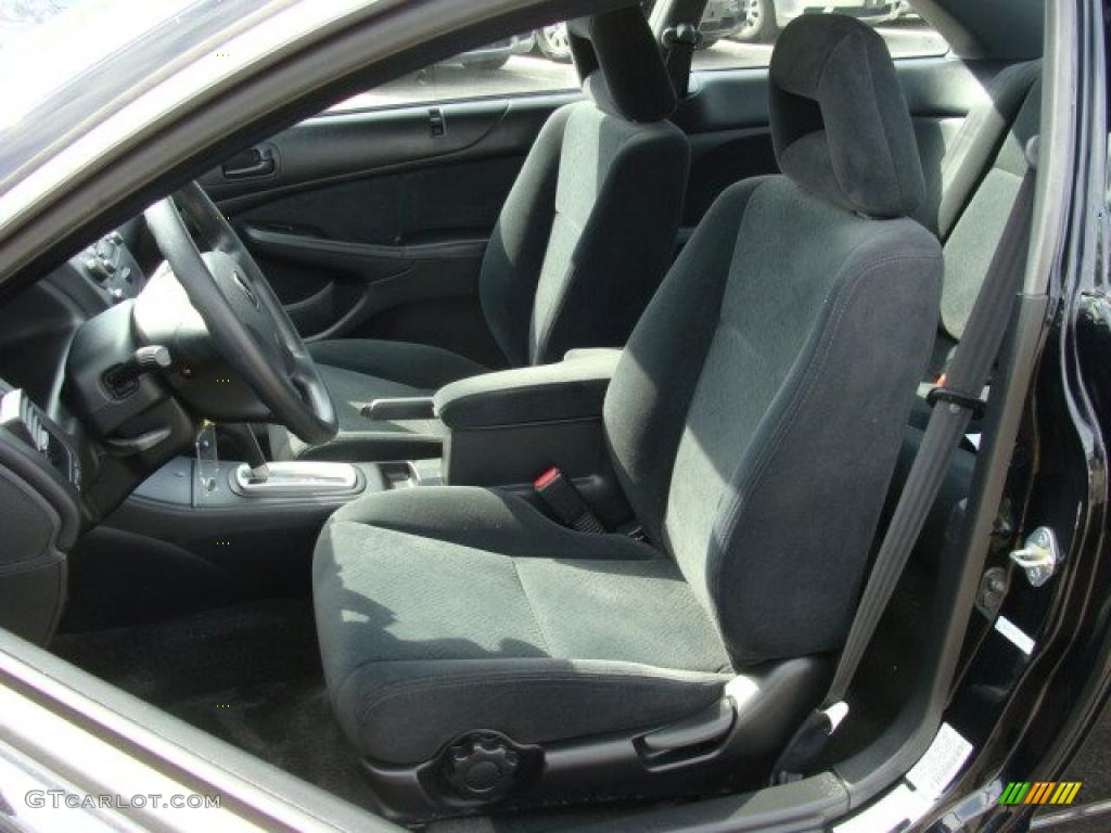 Black Interior 2003 Honda Civic LX Coupe Photo #46742872