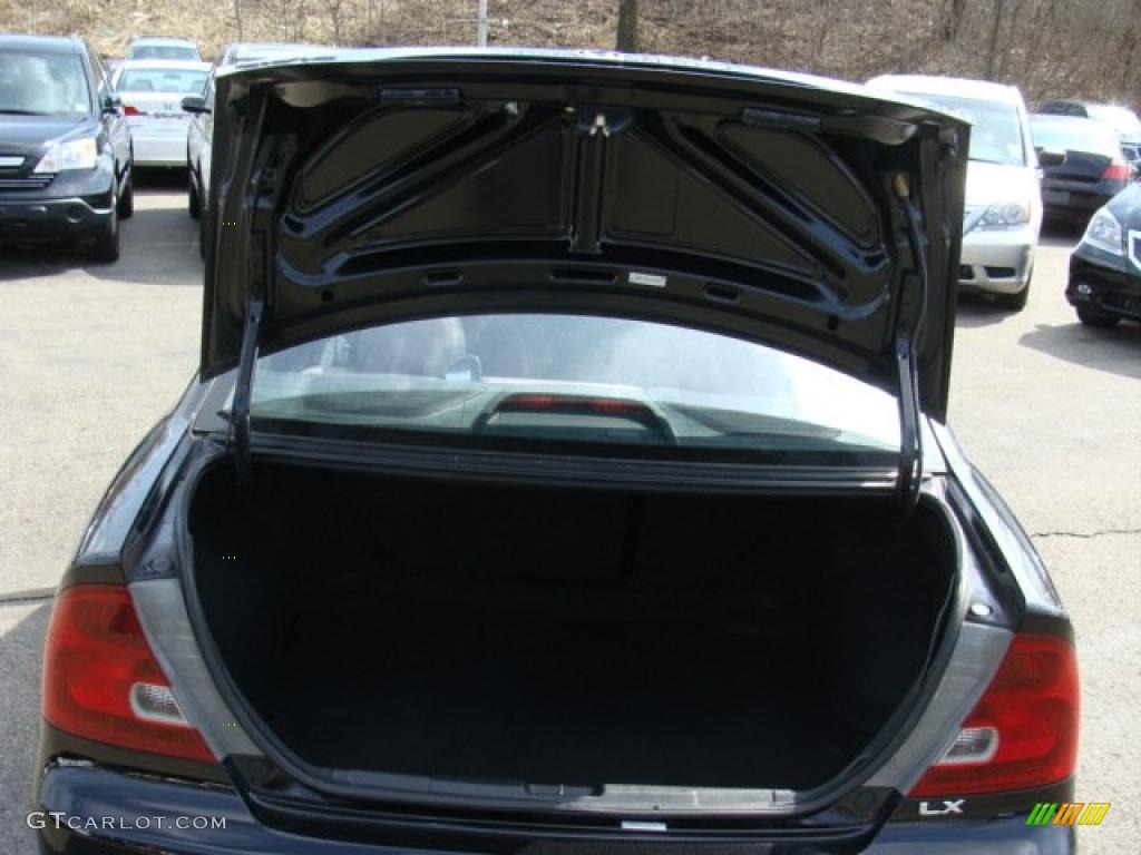 2003 Civic LX Coupe - Nighthawk Black Pearl / Black photo #18