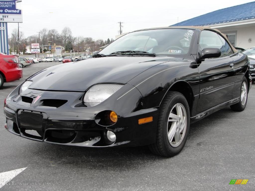 2000 Black Pontiac Sunfire GT Convertible 46697947 Photo 2