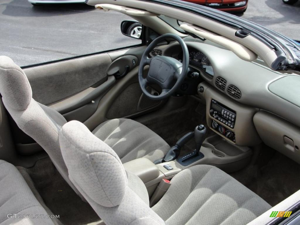 Taupe Interior 2000 Pontiac Sunfire GT Convertible Photo #46743205