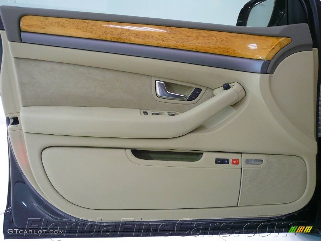 2005 A8 4.2 quattro - Brilliant Black / Beige photo #12