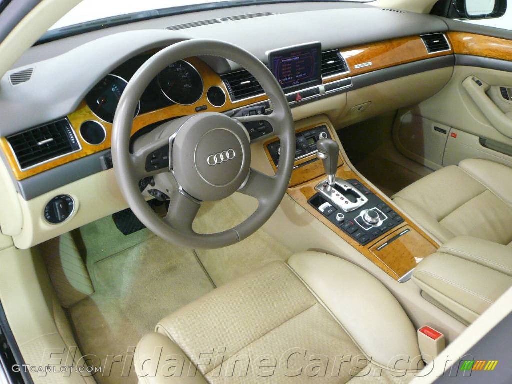 2005 A8 4.2 quattro - Brilliant Black / Beige photo #13