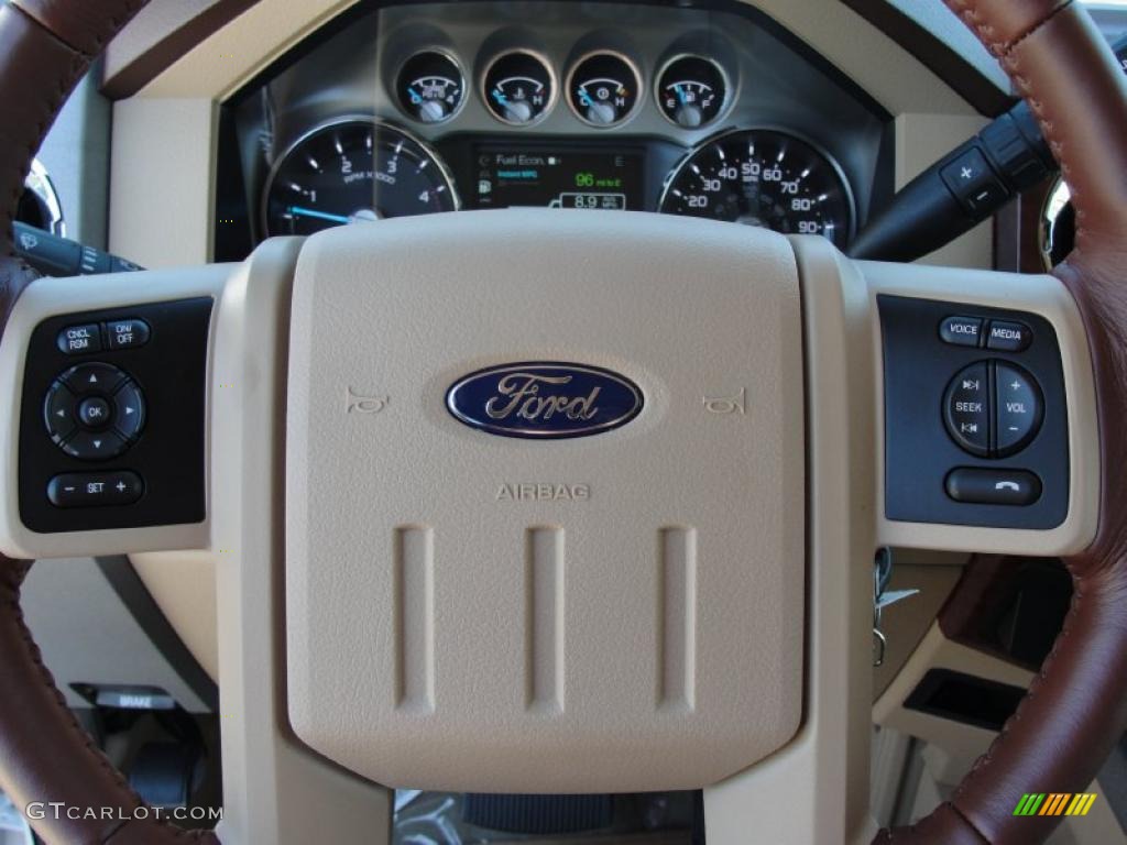 2011 Ford F250 Super Duty King Ranch Crew Cab 4x4 Controls Photo #46744447