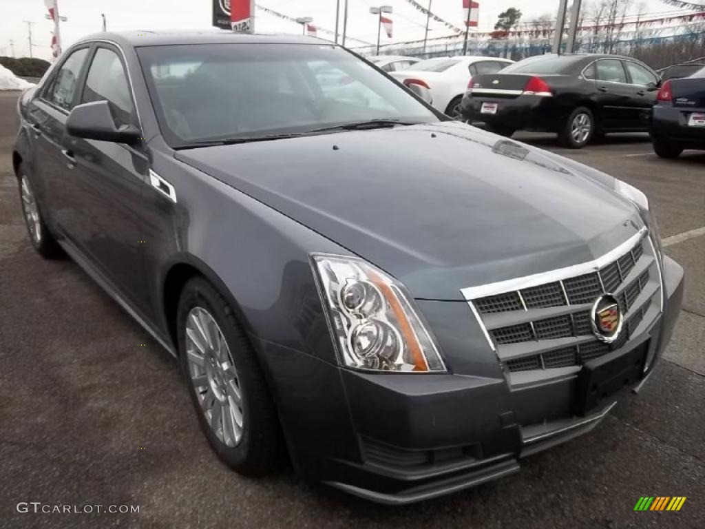 Thunder Gray ChromaFlair 2011 Cadillac CTS 4 3.0 AWD Sedan Exterior Photo #46745194
