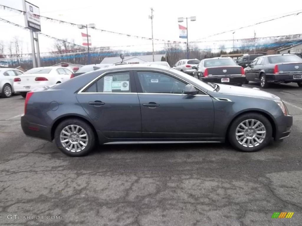 Thunder Gray ChromaFlair 2011 Cadillac CTS 4 3.0 AWD Sedan Exterior Photo #46745200