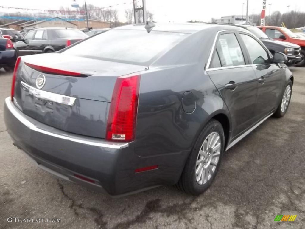 Thunder Gray ChromaFlair 2011 Cadillac CTS 4 3.0 AWD Sedan Exterior Photo #46745212