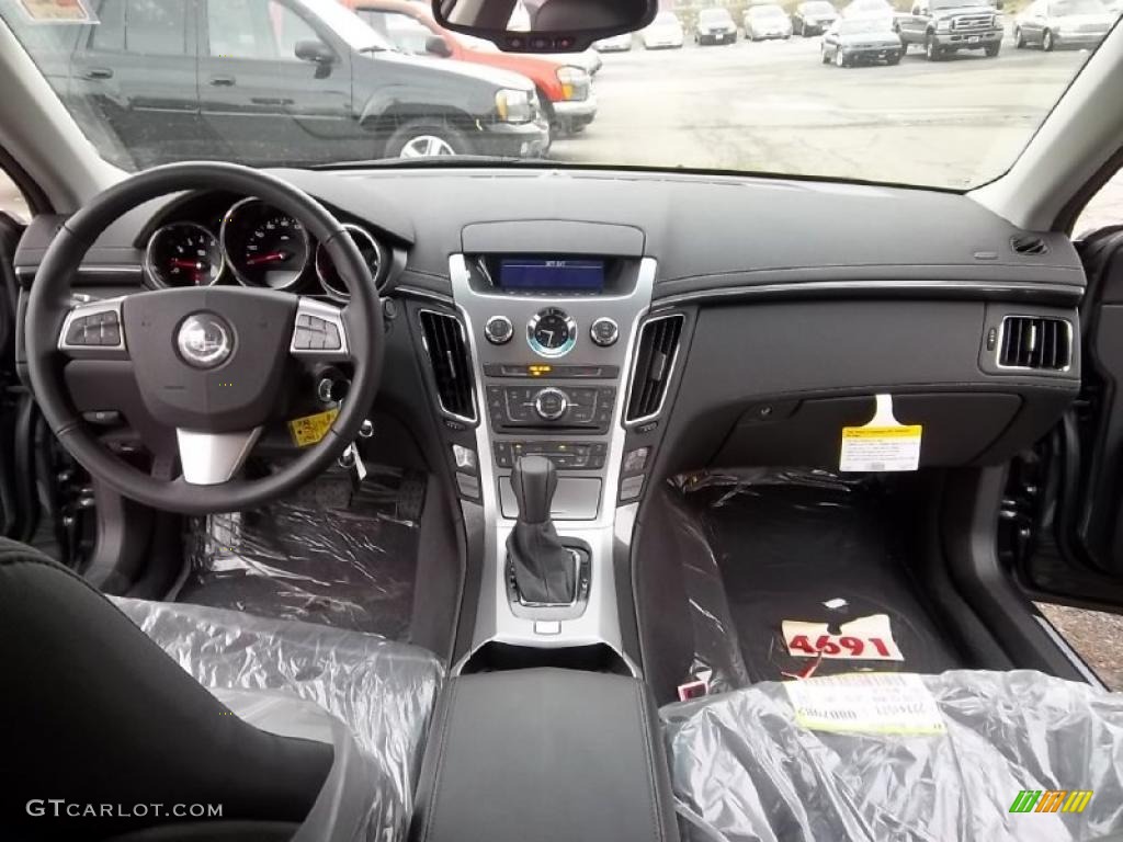 2011 Cadillac CTS 4 3.0 AWD Sedan Ebony Dashboard Photo #46745308