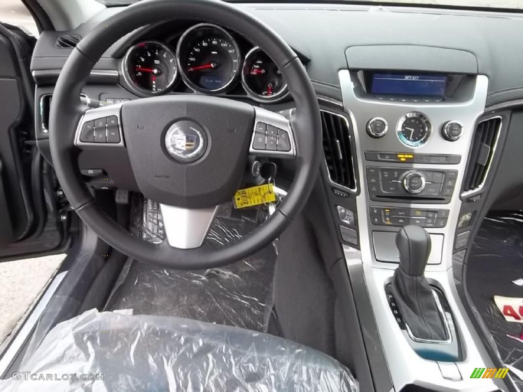 2011 Cadillac CTS 4 3.0 AWD Sedan Ebony Dashboard Photo #46745311