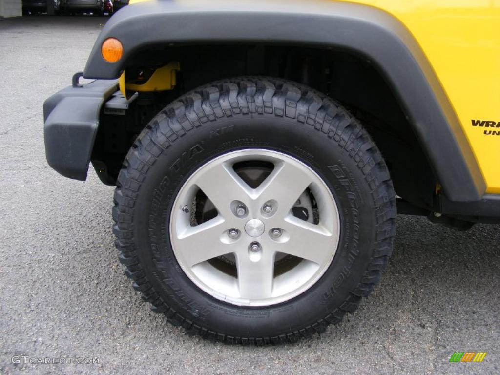 2008 Jeep Wrangler Unlimited Rubicon 4x4 Wheel Photo #46745863