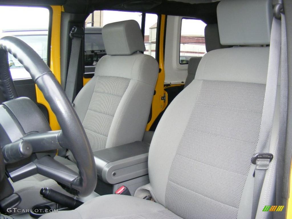 Dark Slate Gray/Med Slate Gray Interior 2008 Jeep Wrangler Unlimited Rubicon 4x4 Photo #46745932