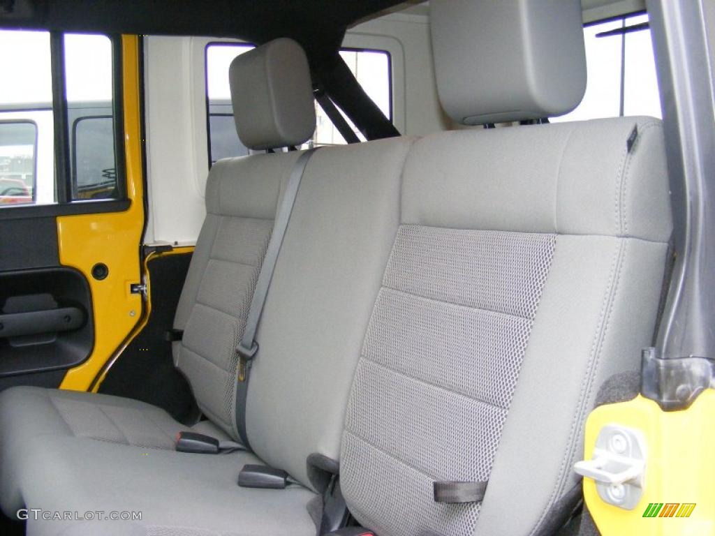 Dark Slate Gray/Med Slate Gray Interior 2008 Jeep Wrangler Unlimited Rubicon 4x4 Photo #46745950