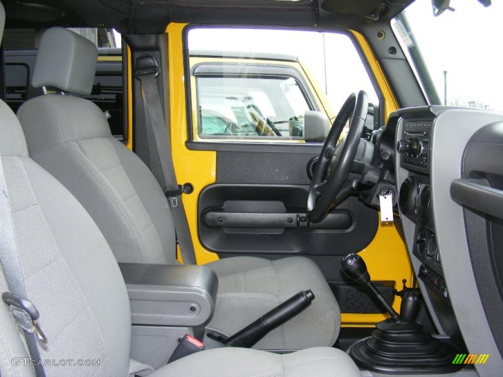 Dark Slate Gray/Med Slate Gray Interior 2008 Jeep Wrangler Unlimited Rubicon 4x4 Photo #46745968