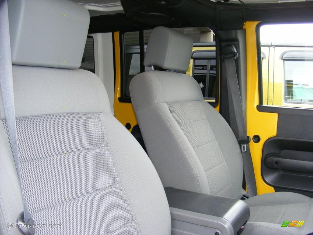 Dark Slate Gray/Med Slate Gray Interior 2008 Jeep Wrangler Unlimited Rubicon 4x4 Photo #46745974
