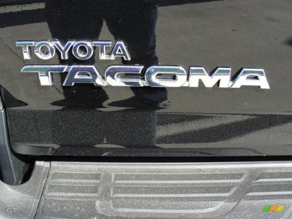 2011 Tacoma TSS PreRunner Double Cab - Black / Graphite Gray photo #17
