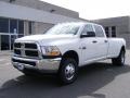 Bright White 2011 Dodge Ram 3500 HD ST Crew Cab 4x4 Dually Exterior