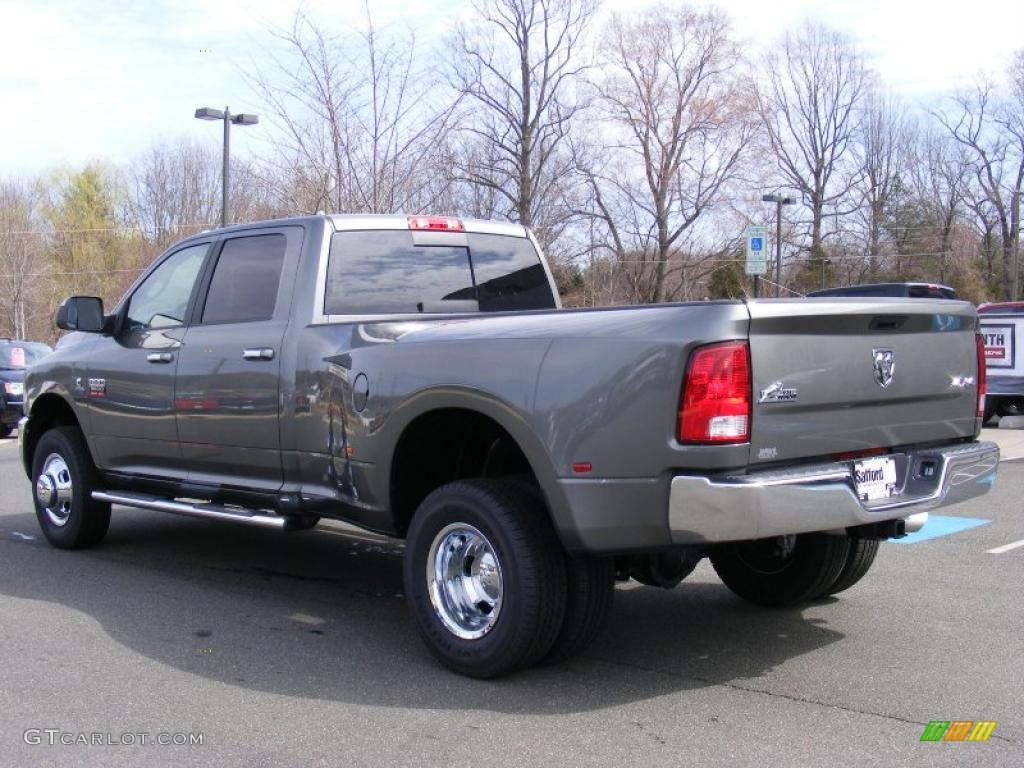 Mineral Gray Metallic 2011 Dodge Ram 3500 HD Big Horn Crew Cab 4x4 Dually Exterior Photo #46746506