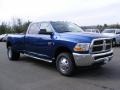 2011 Deep Water Blue Pearl Dodge Ram 3500 HD ST Crew Cab 4x4 Dually  photo #2