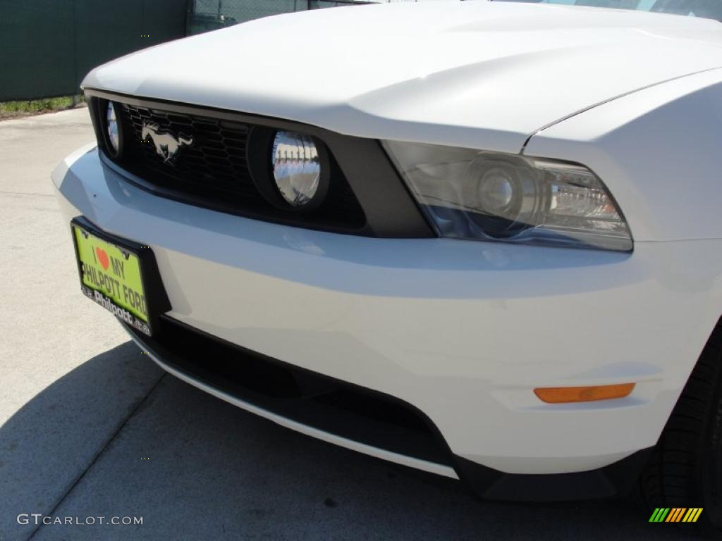 2012 Mustang GT Premium Coupe - Performance White / Saddle photo #10