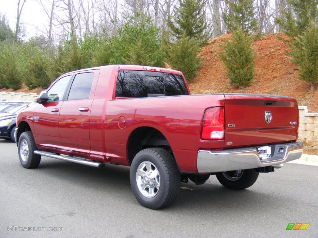 Deep Cherry Crystal Pearl 2011 Dodge Ram 2500 HD SLT Mega Cab 4x4 Exterior Photo #46747178